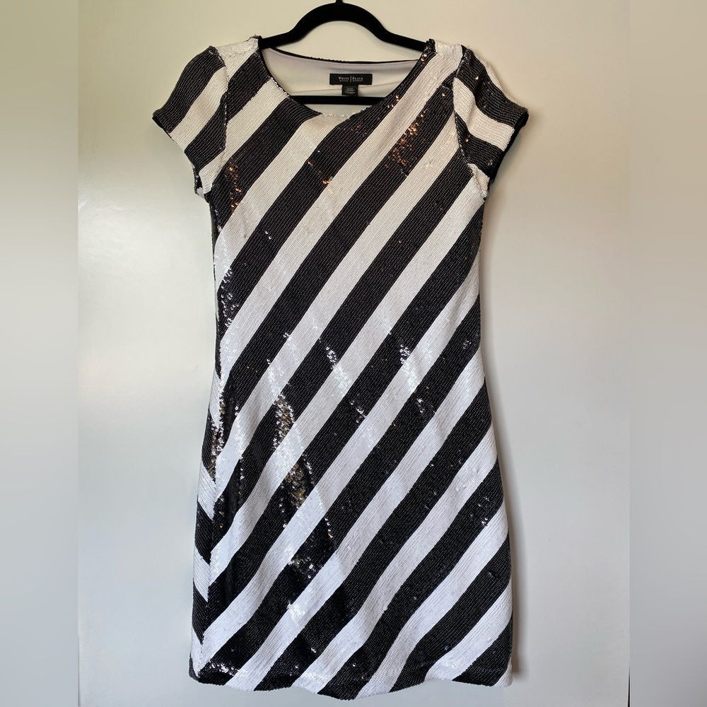 White House Black Market Sequin Dress in XS